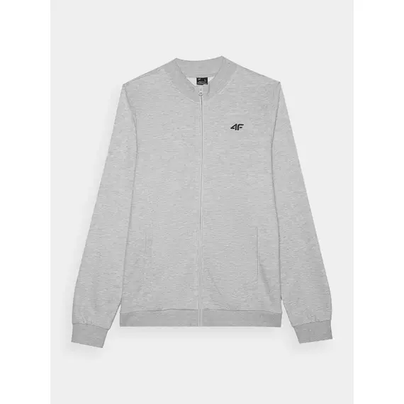 4F Bluza męska rozpinana szara M1463, Kolor: szary, Rozmiar: S, 2 zdjęcie