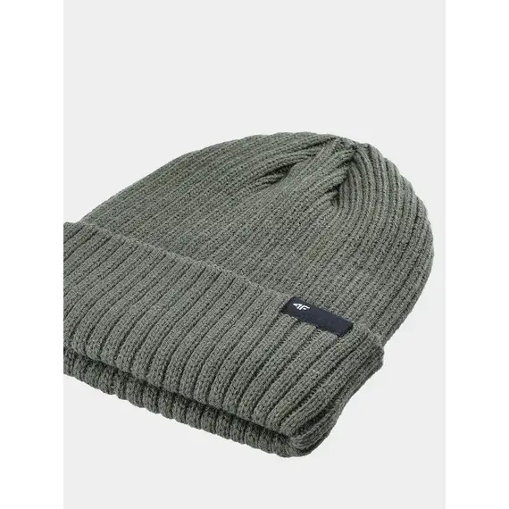4F Czapka męska zimowa M470 zielona, Kolor: zielony, Rozmiar: L, 2 zdjęcie