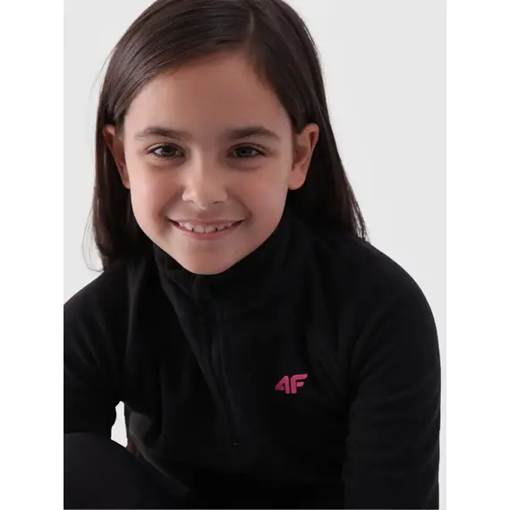 4F JUNIOR Bielizna Polarowa koszulka dziecięca F052 czarna, Kolor: czarny, Rozmiar: 134/140, 2 zdjęcie