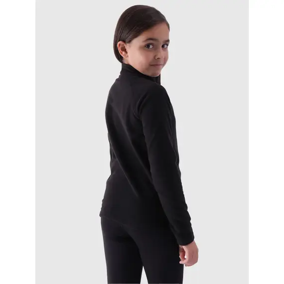 4F JUNIOR Bielizna Polarowa koszulka dziecięca F052 czarna, Kolor: czarny, Rozmiar: 134/140, 3 zdjęcie