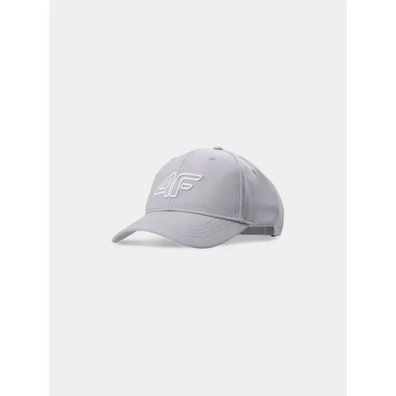 4F Czapka z Daszkiem U314 szara, Kolor: szary, Rozmiar: L/Xl
