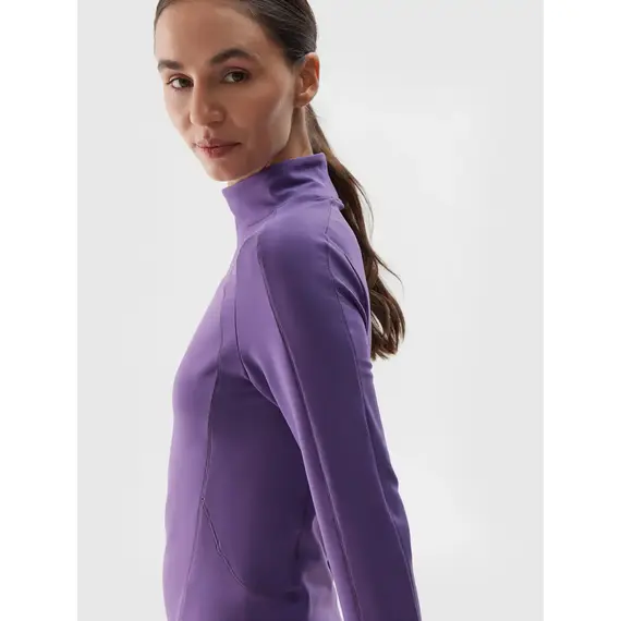 4F Bielizna Drapana koszulka F071 fioletowa, Kolor: fioletowy, Rozmiar: L, 3 zdjęcie