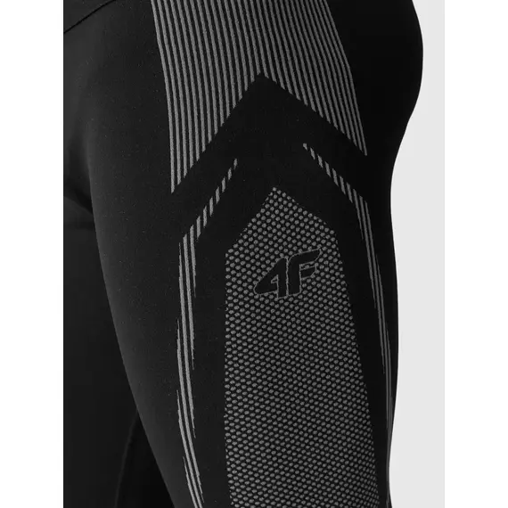4F Bielizna Bezszwowa legginsy M166 czarne, Kolor: czarny, Rozmiar: S/M, 2 zdjęcie