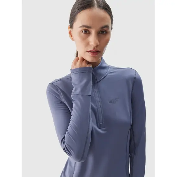 4F Bielizna Drapana koszulka F079 niebieska, Kolor: niebieski, Rozmiar: XS, 3 zdjęcie