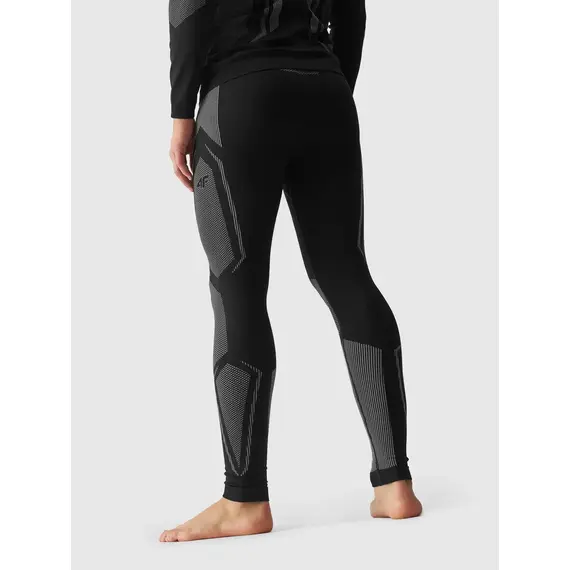 4F Bielizna Bezszwowa legginsy M166 czarne, Kolor: czarny, Rozmiar: S/M, 3 zdjęcie