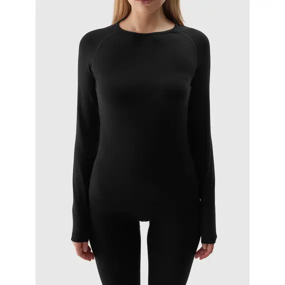 4F Bielizna Bezszwowa koszulka F152 czarna, Kolor: czarny, Rozmiar: M/L, 2 zdjęcie 4F Bielizna Bezszwowa koszulka F152 czarna, Kolor: czarny, Rozmiar: M/L, 2 zdjęcie