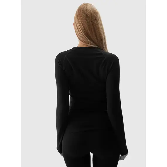 4F Bielizna Bezszwowa koszulka F152 czarna, Kolor: czarny, Rozmiar: M/L, 4 zdjęcie 4F Bielizna Bezszwowa koszulka F152 czarna, Kolor: czarny, Rozmiar: M/L, 4 zdjęcie