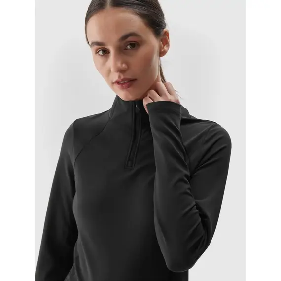 4F Bielizna Drapana koszulka F070 czarna, Kolor: czarny, Rozmiar: S, 2 zdjęcie