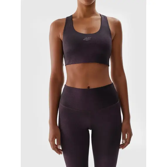 4F Biustonosz Sportowy F145 fioletowy, Kolor: fioletowy, Rozmiar: S, 3 zdjęcie