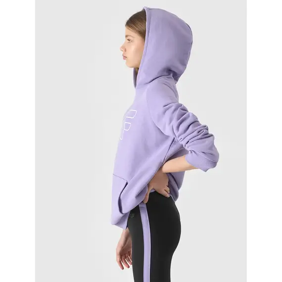 4F Bluza dziecięca z kapturem F0921 fioletowa, Kolor: fioletowy, Rozmiar: 158, 6 zdjęcie
