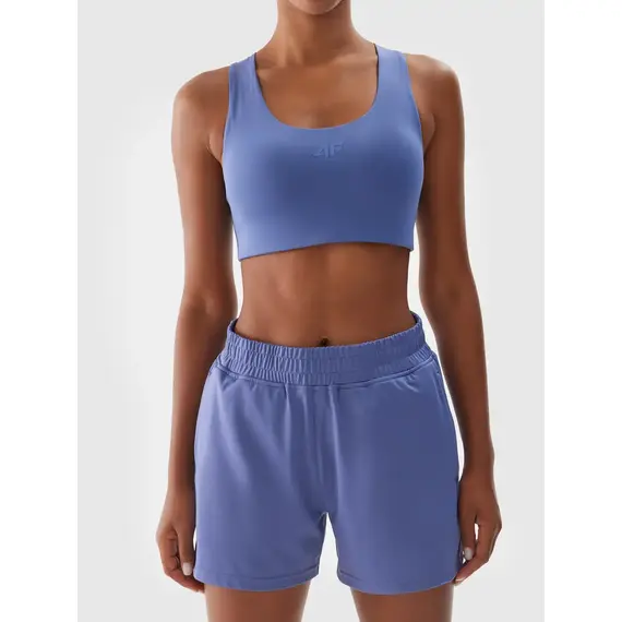 4F Biustonosz Sportowy F140 niebieski, Kolor: niebieski, Rozmiar: XS, 3 zdjęcie