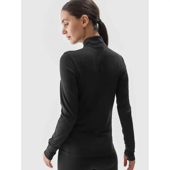 4F Bielizna Drapana koszulka F079 czarna, Kolor: czarny, Rozmiar: XS, 4 zdjęcie