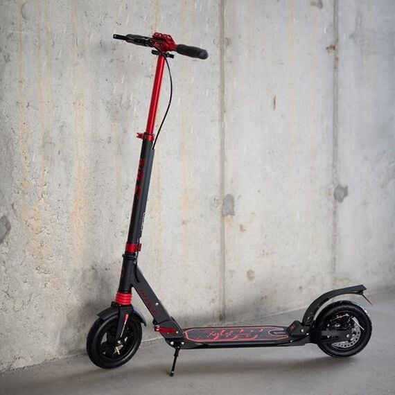 NILS EXTREME hulajnoga z hamulcem tarczowym HM209T, Kolor: czarno-czerwony, Waga: 2, 3 zdjęcie