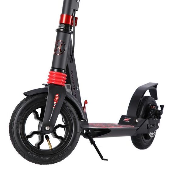 NILS EXTREME hulajnoga z hamulcem tarczowym HM209T, Kolor: czarno-czerwony, Waga: 2, 5 zdjęcie