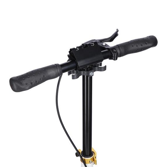 NILS EXTREME hulajnoga z hamulcem tarczowym HM209T, Kolor: biało-złoty, Waga: 1, 11 zdjęcie