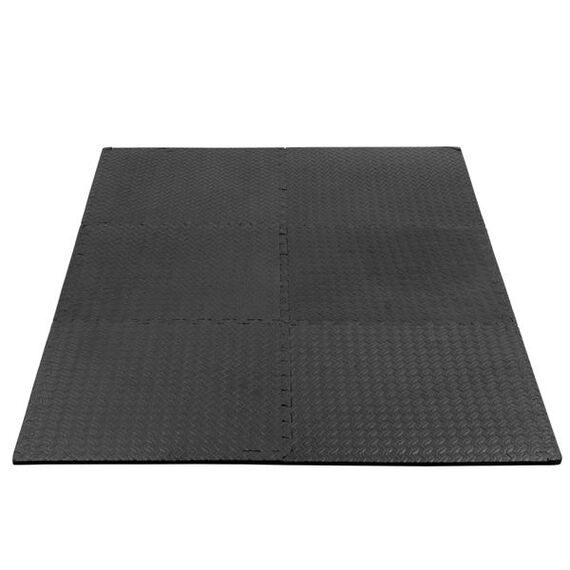 HMS mata typu puzzle pod sprzęt do ćwiczeń 6 elementów MP12 PRO czarne, 4 zdjęcie