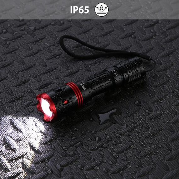 NILS CAMP latarka turystyczna LED 1000 LM NC0004 czarna, 9 zdjęcie