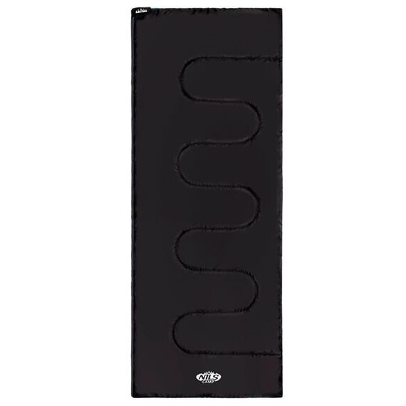 NILS CAMP śpiwór turystyczny kempingowy kołdra 190x75cm NC2002 czarny, Kolor: czarno-niebieski, Waga: 1,1, 7 zdjęcie