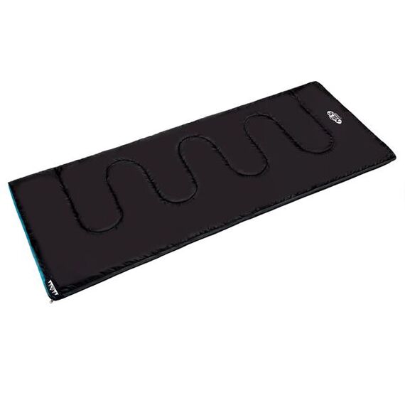 NILS CAMP śpiwór turystyczny kempingowy kołdra 190x75cm NC2002 czarny, Kolor: czarno-niebieski, Waga: 1,1, 8 zdjęcie