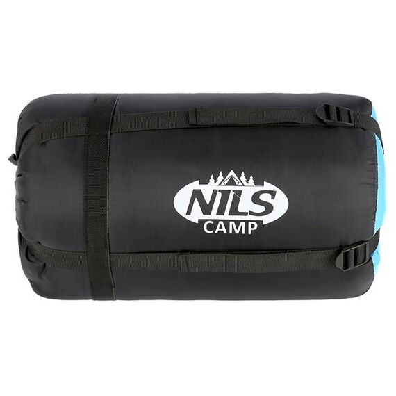 NILS CAMP śpiwór turystyczny 220x80cm kempingowy typu mumia NC2012 czarno-niebieski, Kolor: czarno-niebieski, Waga: 1,1, 16 zdjęcie