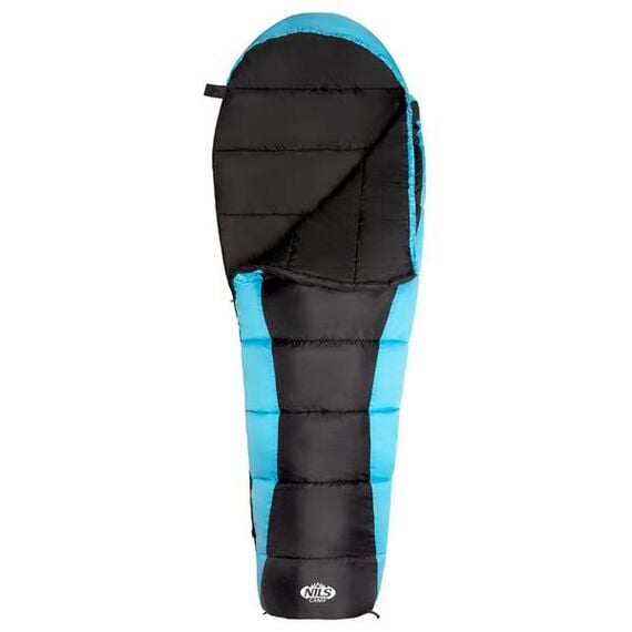 NILS CAMP śpiwór turystyczny 220x80cm kempingowy typu mumia NC2012 czarno-niebieski, Kolor: czarno-niebieski, Waga: 1,1, 18 zdjęcie