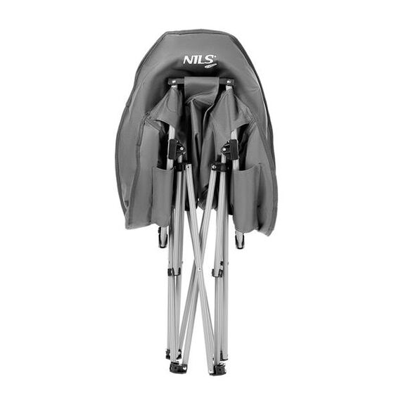 NILS CAMP krzesło turystyczne kempingowe składane z pokrowcem NC3070 zielone, Kolor: szary, Waga: 1, 11 zdjęcie