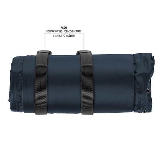 NILS CAMP mata turystyczna samopompująca 188x57cm NC4008 szara, Kolor: antracyt, Waga: 1, 14 zdjęcie