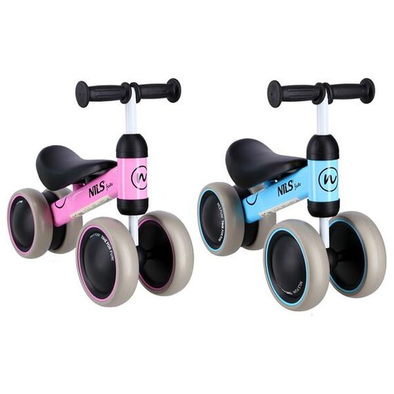 Rowerek biegowy dla dziecka chłopięcy NILS FUN RB002 niebieski, Kolor: niebieski, Waga: 2,4, 9 zdjęcie