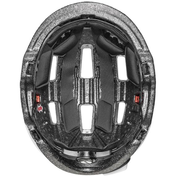 UVEX Kask rowerowy dziecięcy Hlmt 4 Reflexx z naklejkami, Kolor: biały, Rozmiar: 58-62, 3 zdjęcie