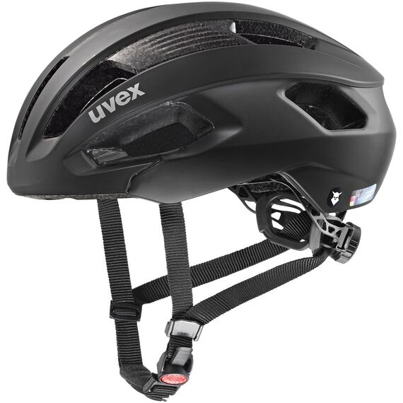UVEX Kask rowerowy rise cc Tocsen, Kolor: czarny, Rozmiar: 56-59