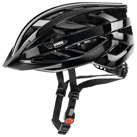 UVEX I-Vo kask rowerowy unisex z regulacją rozmiaru i technologią inmould czarny, Kolor: czarny, Rozmiar: 52-57