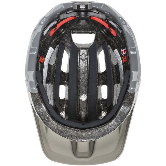 UVEX Kask rowerowy Finale 2.0 Tocsen, Kolor: szary, Rozmiar: 52-57, 3 zdjęcie