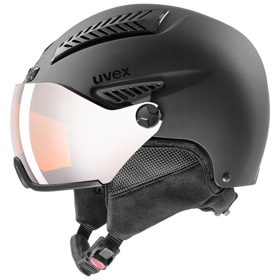 UVEX Kask z wizjerem Hlmt 600 Visor czarny
