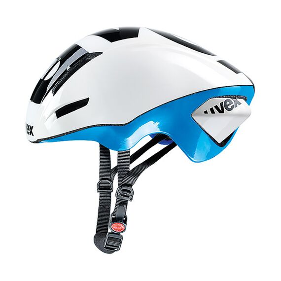 UVEX Kask rowerowy Edaero, Kolor: biały, Rozmiar: 53-57