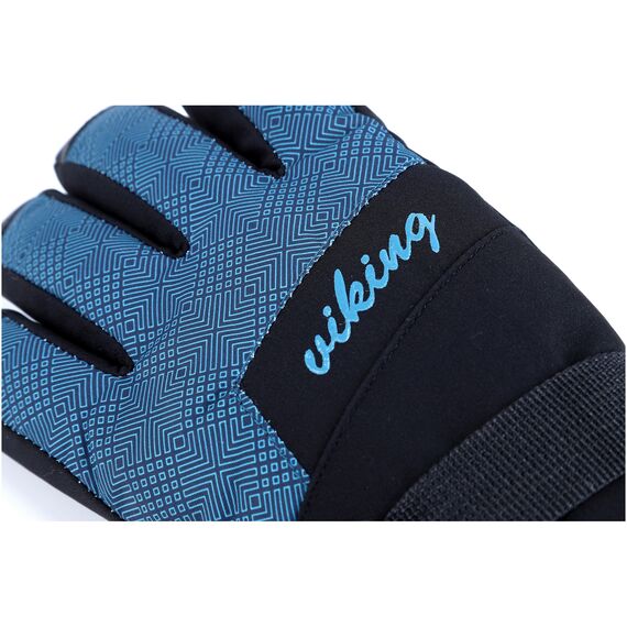 Rękawice Narciarskie Damskie VIKING Tanuka Ski Czarny/Niebieski, Kolor: niebieski, Rozmiar: 6, 4 zdjęcie