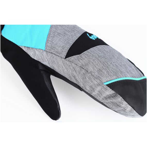 Rękawice Narciarskie Damskie Jednopalczaste Ronda VIKING Mitten Ski Lady, Kolor: szary/niebieski, Rozmiar: 7, 3 zdjęcie