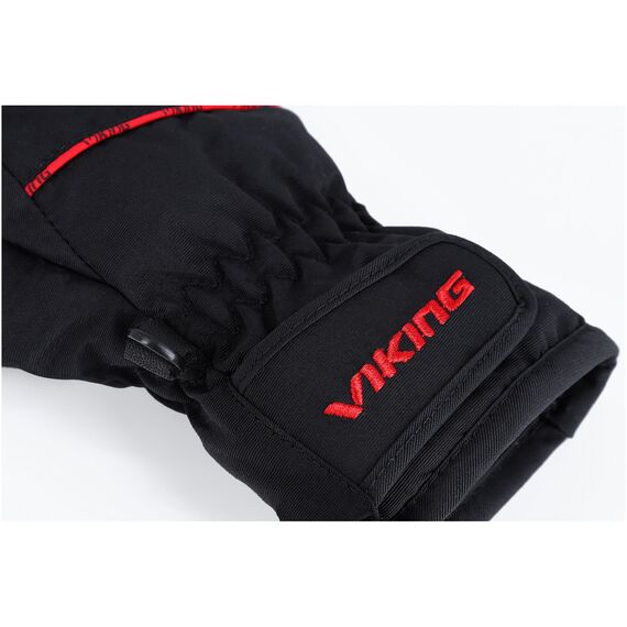 Rękawice narciarskie dziecięce VIKING Kevin Ski Kids czarne, Kolor: czarno-czerwony, Rozmiar: 2, 6 zdjęcie Rękawice narciarskie dziecięce VIKING Kevin Ski Kids czarne, Kolor: czarno-czerwony, Rozmiar: 2, 6 zdjęcie