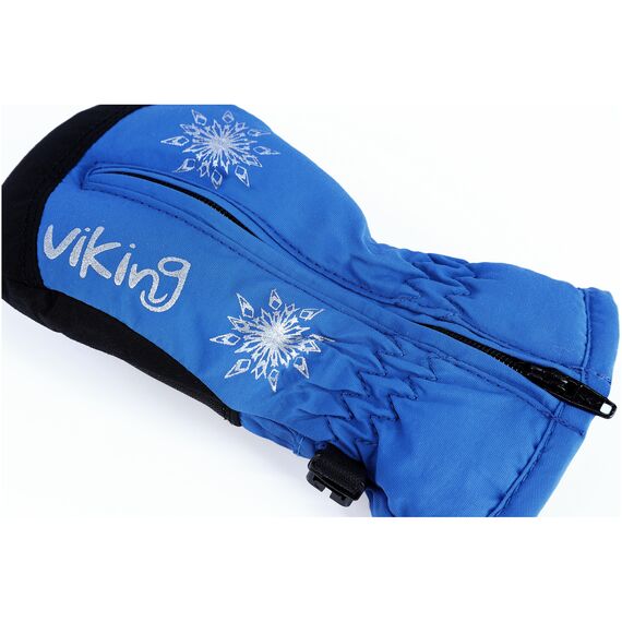 Rękawice Zimowe Dziecięce Jednopalczaste VIKING Starlet Kids Niebieskie, Kolor: niebieskie, Rozmiar: 1, 3 zdjęcie