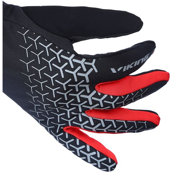 Rękawice dla Dorosłych z Systemem Obsługi Telefonów VIKING Orton Multifunction, Kolor: czarno-czerwony, Rozmiar: 7, 3 zdjęcie