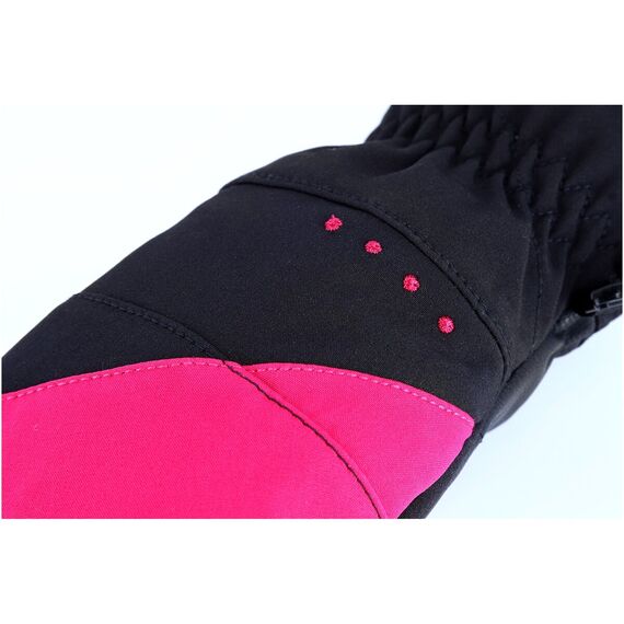 Rękawice Narciarskie Damskie Jednopalczaste VIKING Sherpa GTX Mitten Ski Lady Czarny/Różowy, Kolor: czarno-różowe, Rozmiar: 6, 5 zdjęcie