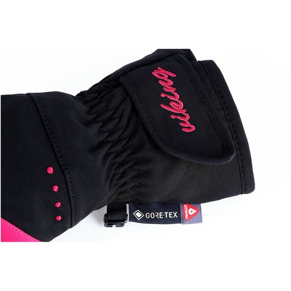 Rękawice Narciarskie Damskie Jednopalczaste VIKING Sherpa GTX Mitten Ski Lady Czarny/Różowy, Kolor: czarno-różowe, Rozmiar: 6, 6 zdjęcie
