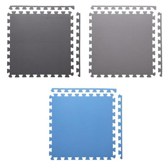 Mata puzzle pod sprzęt do ćwiczeń 9 elementów 180x180cm MP10 niebieska/szara, Kolor: blue-grey, Waga: 0,8, 13 zdjęcie