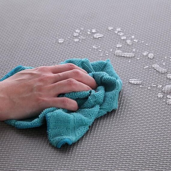 Mata puzzle pod sprzęt do ćwiczeń 9 elementów 180x180cm MP10 niebieska/szara, Kolor: blue-grey, Waga: 0,8, 15 zdjęcie