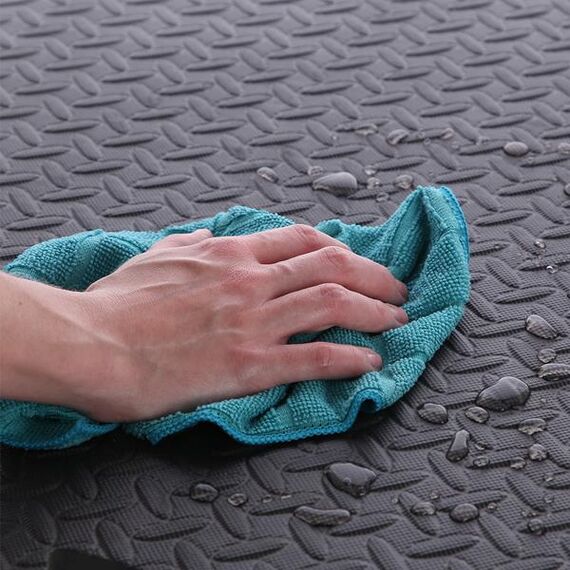 HMS mata typu puzzle pod sprzęt do ćwiczeń 9 elementów MP12 szare, Kolor: d.gray, Waga: 0,8, 19 zdjęcie