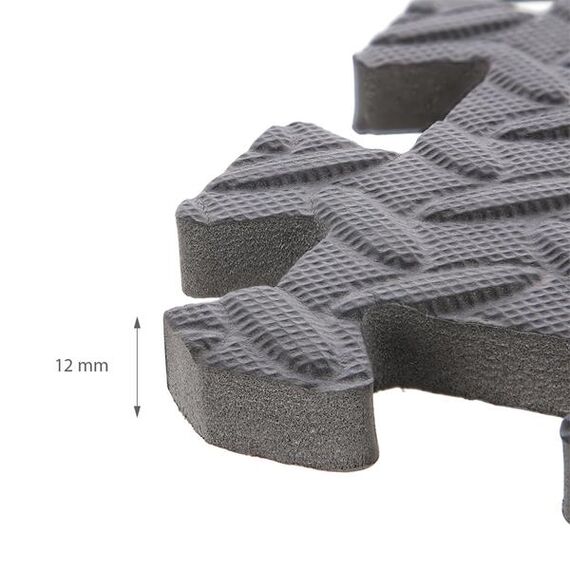 HMS mata typu puzzle pod sprzęt do ćwiczeń 9 elementów MP12 szare, Kolor: l.gray, Waga: 0,8, 12 zdjęcie