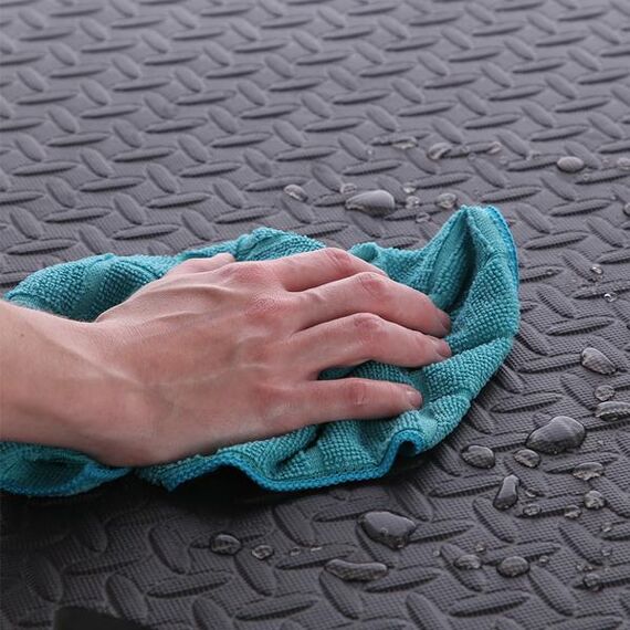 HMS mata typu puzzle pod sprzęt do ćwiczeń 9 elementów MP12 szare, Kolor: l.gray, Waga: 0,8, 18 zdjęcie