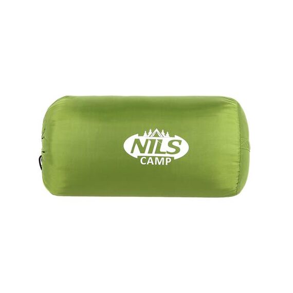 NILS CAMP śpiwór turystyczny kempingowy kołdra 190x75cm NC2002 czarny, Kolor: ciemnozielony, Waga: 0,8, 14 zdjęcie
