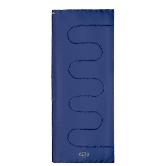 NILS CAMP śpiwór turystyczny kempingowy kołdra 190x75cm NC2002 czarny, Kolor: granatowo-szary, Waga: 0,8, 10 zdjęcie