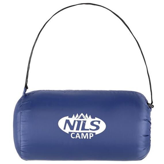 NILS CAMP śpiwór turystyczny kempingowy kołdra 190x75cm NC2002 czarny, Kolor: granatowo-szary, Waga: 0,8, 3 zdjęcie