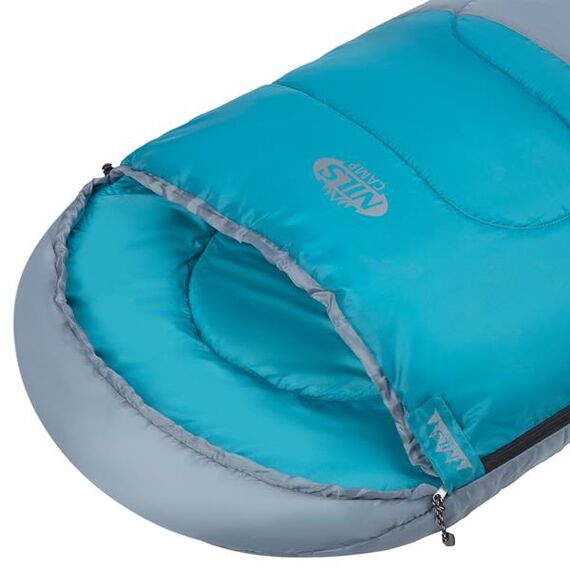 NILS CAMP śpiwór turystyczny typu kołdra z kapturem 205x75cm NC2008 zielony, Kolor: zielony, Waga: 0,8, Rozmiar: M, 10 zdjęcie